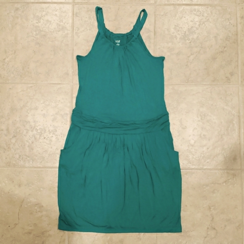 a.n.a. Halter Sweeper Dress w/ Pockets